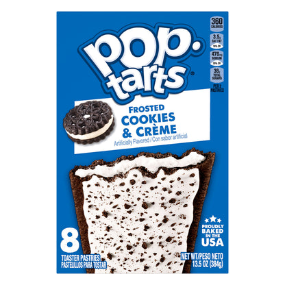 Pop-Tarts Frosted Cookies & Creme Toaster Pastries 8 ea