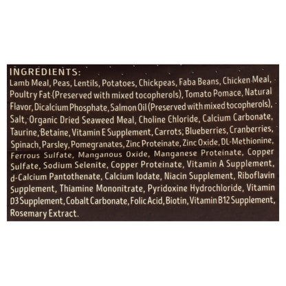Supreme Source Super-Premium Lamb Meal and Potato Recipe Dog Food 11 lb