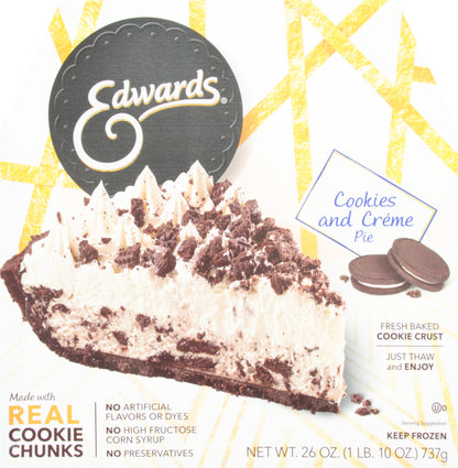 Edwards Cookies and Creme Pie 26 oz