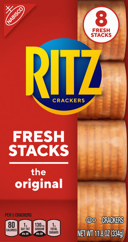 MONDELEZ GLOBAL LLC (SNACKS US) Ritz Crackers Original 8 Pack Fresh Stack Carton 581265 BE Update 11