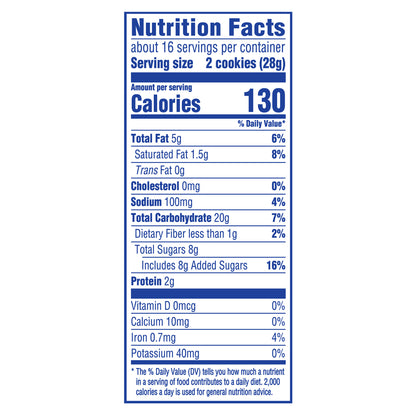 Nutter Butter Family Size Peanut Butter Sandwich Cookies 16 oz