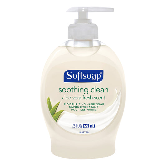 Softsoap Moisturizing Soothing Clean Aloe Vera Fresh Scent Hand Soap 7.5 oz