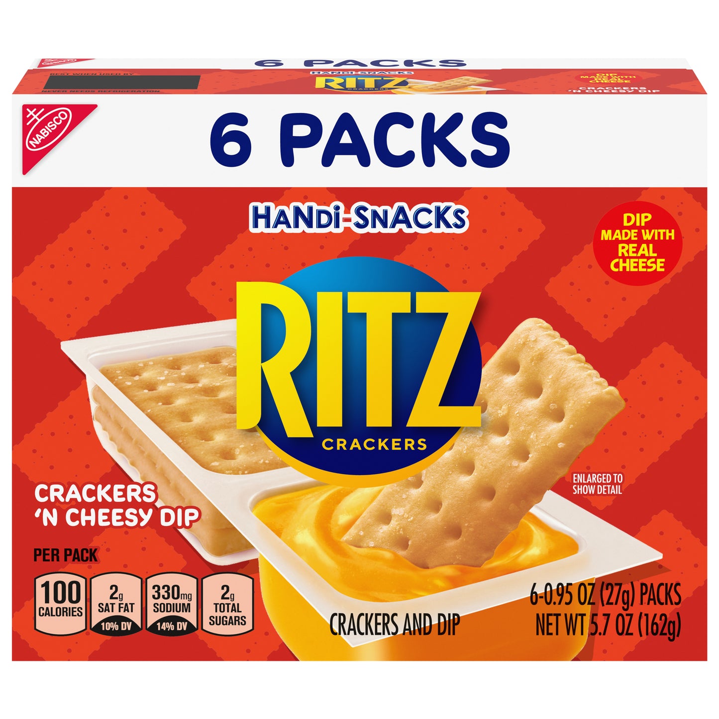 MONDELEZ GLOBAL LLC (SNACKS US) HANDI-SNACKS 5.7Z HS RITZ CRACKERS N CHEEZ 12 BE Update 601462 5.7 o