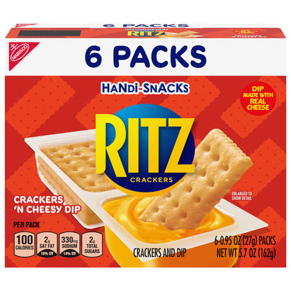 MONDELEZ GLOBAL LLC (SNACKS US) HANDI-SNACKS 5.7Z HS RITZ CRACKERS N CHEEZ 12 BE Update 601462 5.7 o
