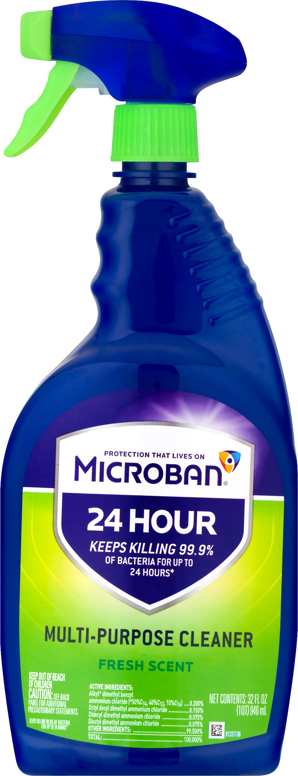 Microban 24 Hour Fresh Scent Multi-Purpose Cleaner 32 oz