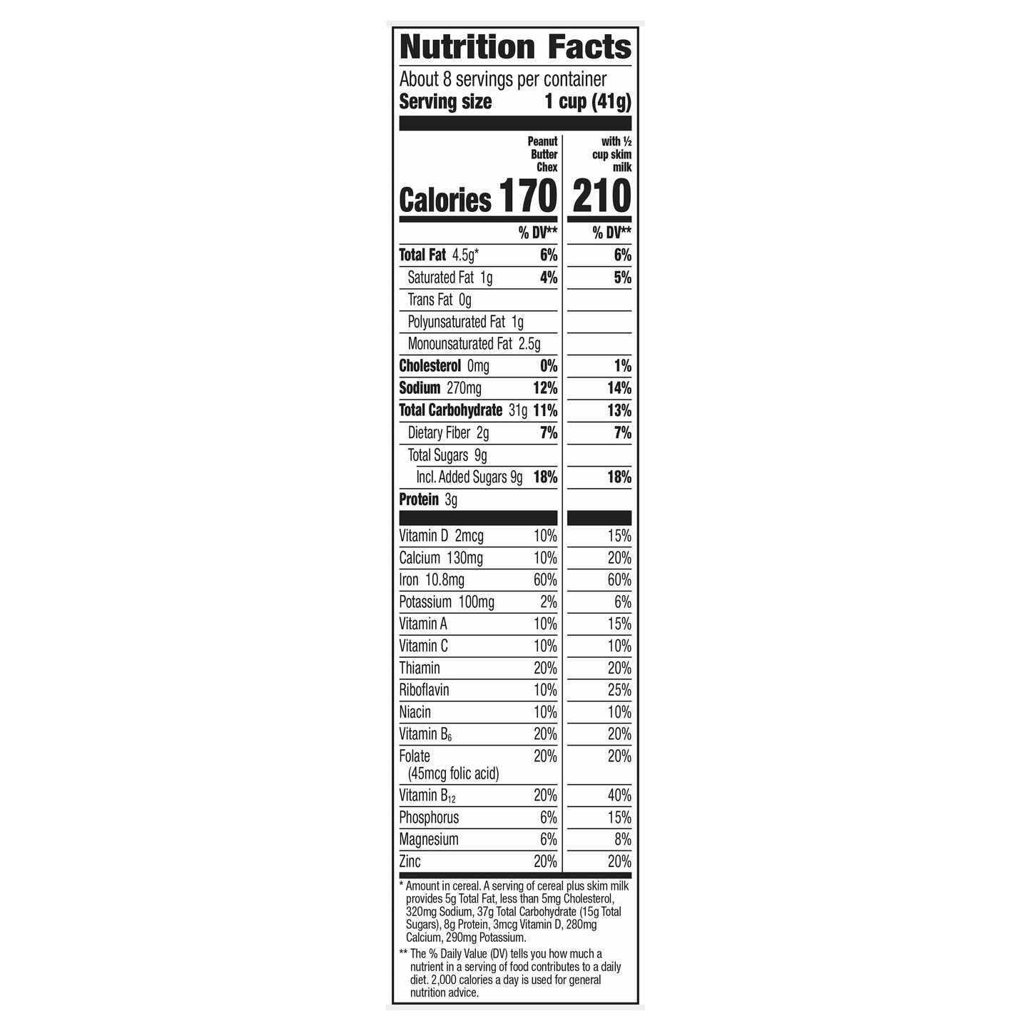 Chex Peanut Butter Cereal 12.2 oz