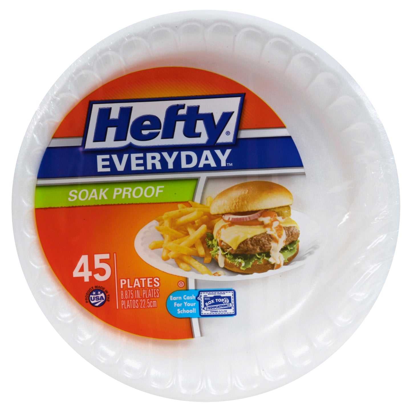 Hefty Plates 45 ea