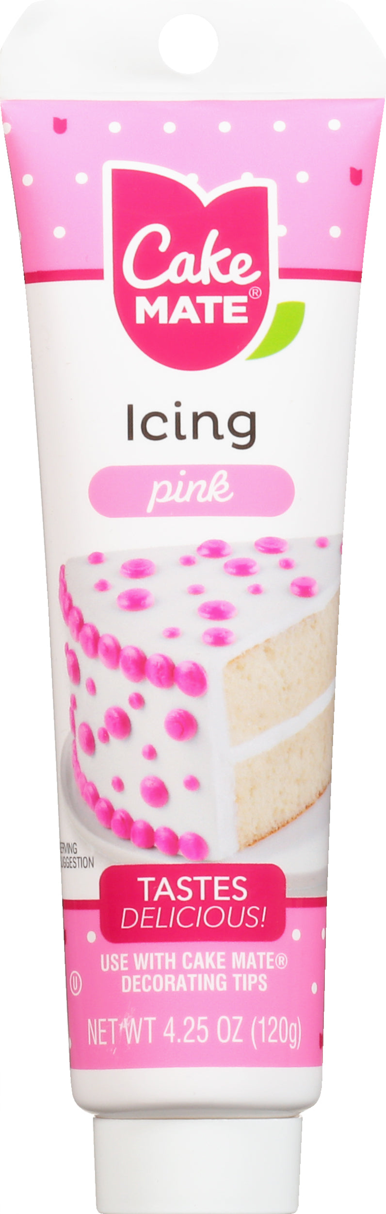 Cake Mate Pink Icing 4.25 oz