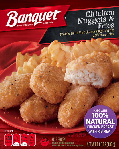 Banquet Chicken Nuggets & Fries 4.85 oz