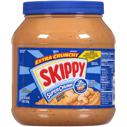 Skippy® Super Chunk® Extra Crunchy Peanut Butter 64 oz. Jar