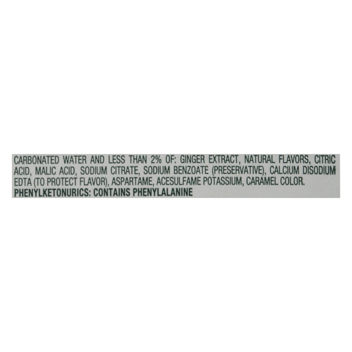 Canada Dry Zero Sugar 12 Pack Ginger Ale 12 ea