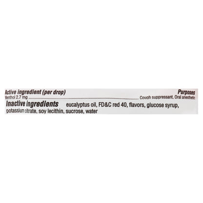 Halls Relief Strawberry Flavor Cough Suppressant/Oral Anesthetic 30 ea