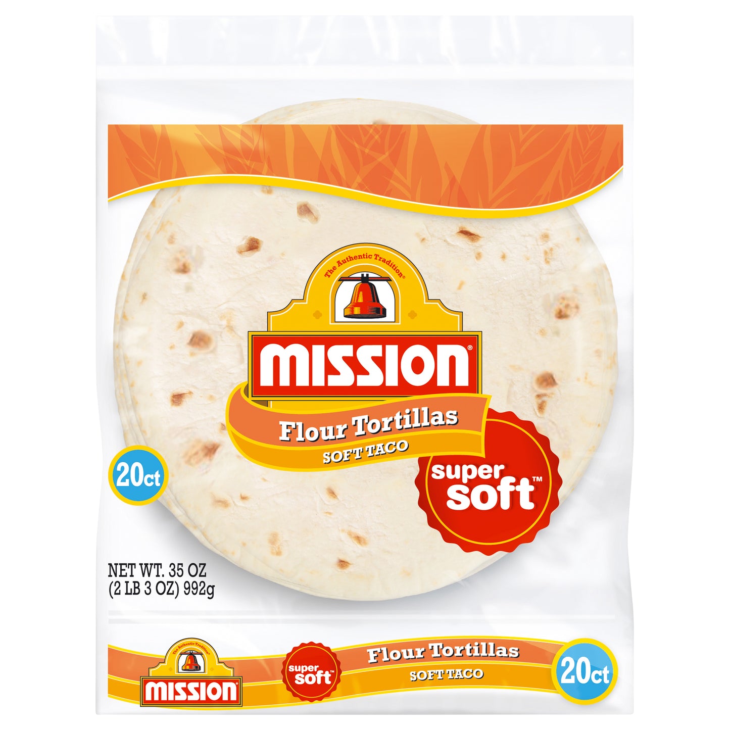 Mission Soft Taco Flour Tortillas, 20 Count