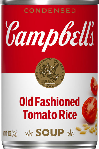Campbell's Old Fashioned Tomato Rice Condensed Soup 11 oz