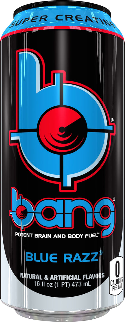 bang Blue Razz Energy Drink 16 oz