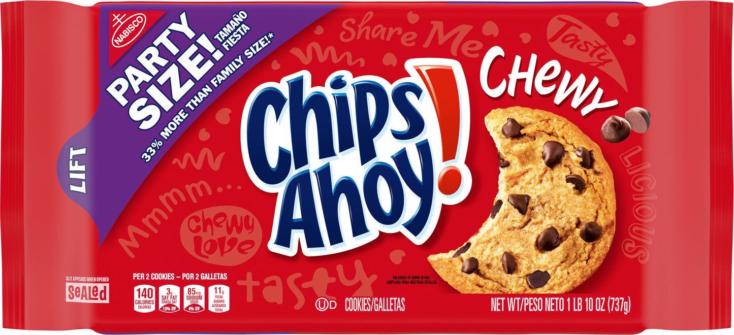 Chips Ahoy! Party Size! Chewy Cookies 26 oz