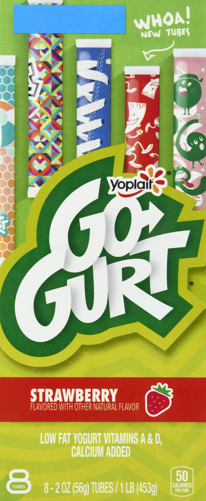 Go-Gurt Low Fat Strawberry Yogurt 8 ea