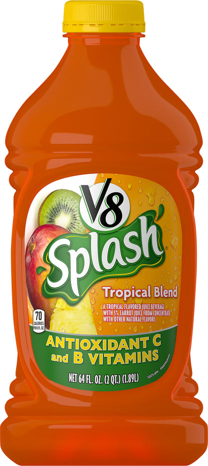 V8 Splash Tropical Blend Juice Beverage 64 oz