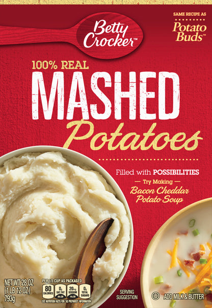 Betty Crocker 100% Real Mashed Potatoes 28 oz