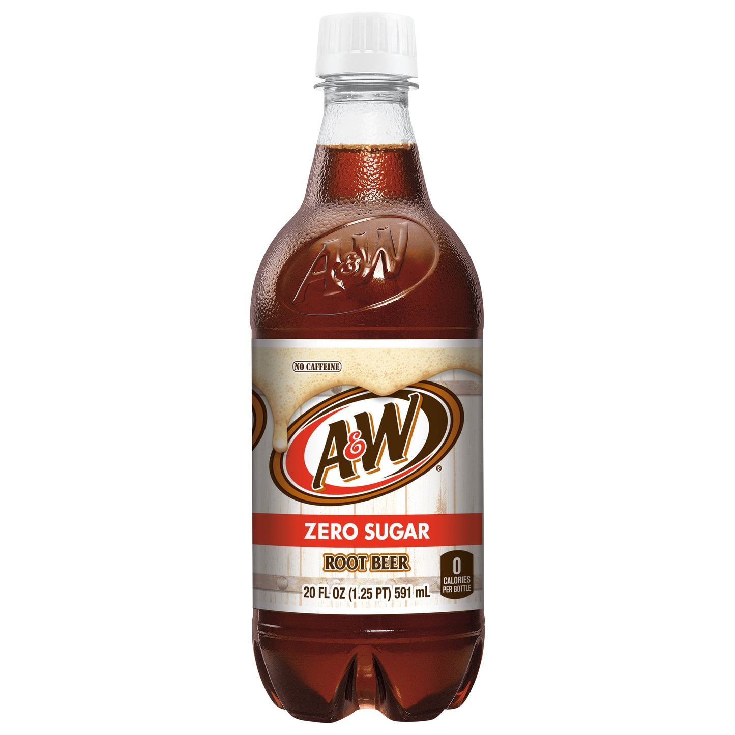 A&W Zero Sugar Root Beer 20 fl oz