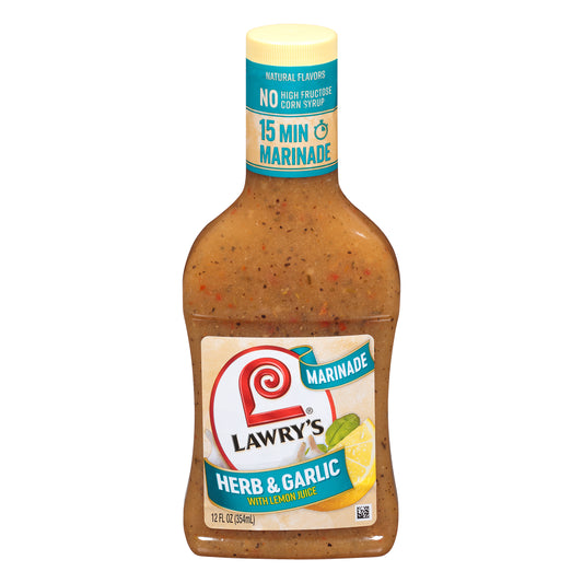 Lawry's® Herb & Garlic With Lemon Juice Marinade 12 fl. oz. Bottle