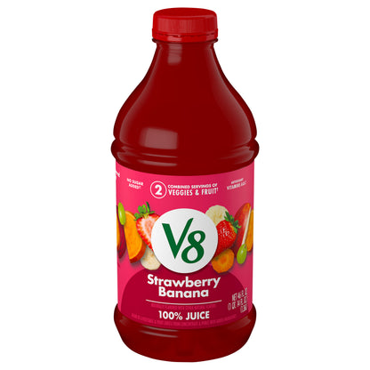 V8 Strawberry Banana 100% Juice 46 fl oz