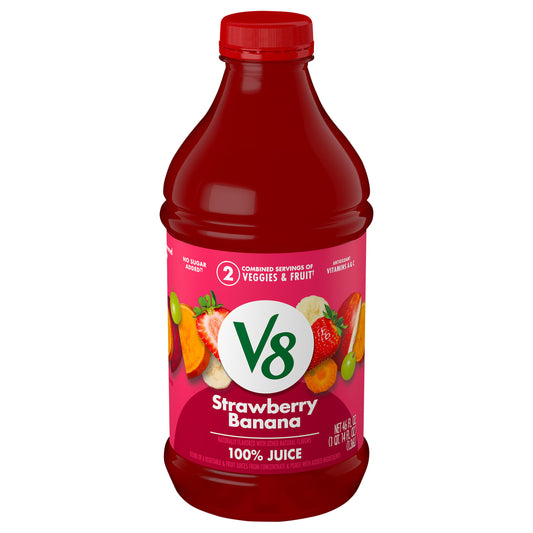 V8 Strawberry Banana 100% Juice 46 fl oz