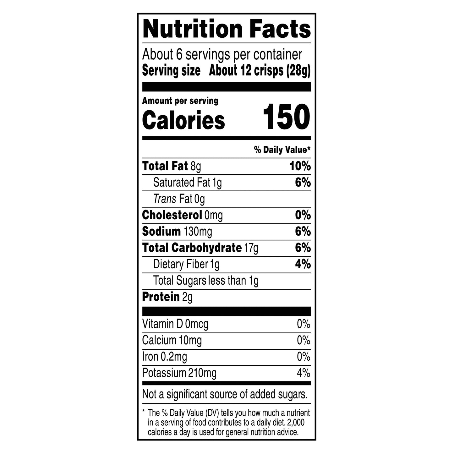Lay's Stax Potato Crisps Original 5 3/4 Oz