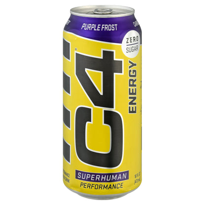 C4 Energy Purple Frost Performance Energy Drink 16 oz