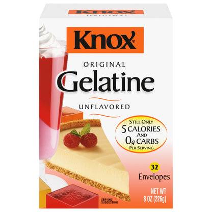 Knox Original Gelatine Unflavoured - Carton (41877-00001 - C3434396) 8 oz (226g) English