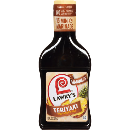 Lawry's® Teriyaki Marinade 12 fl. oz. Bottle