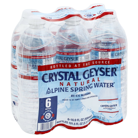 Crystal Geyser Water 6 ea