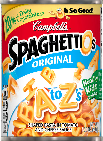 SpaghettiOs A to Z's Original Pasta 15.8 oz