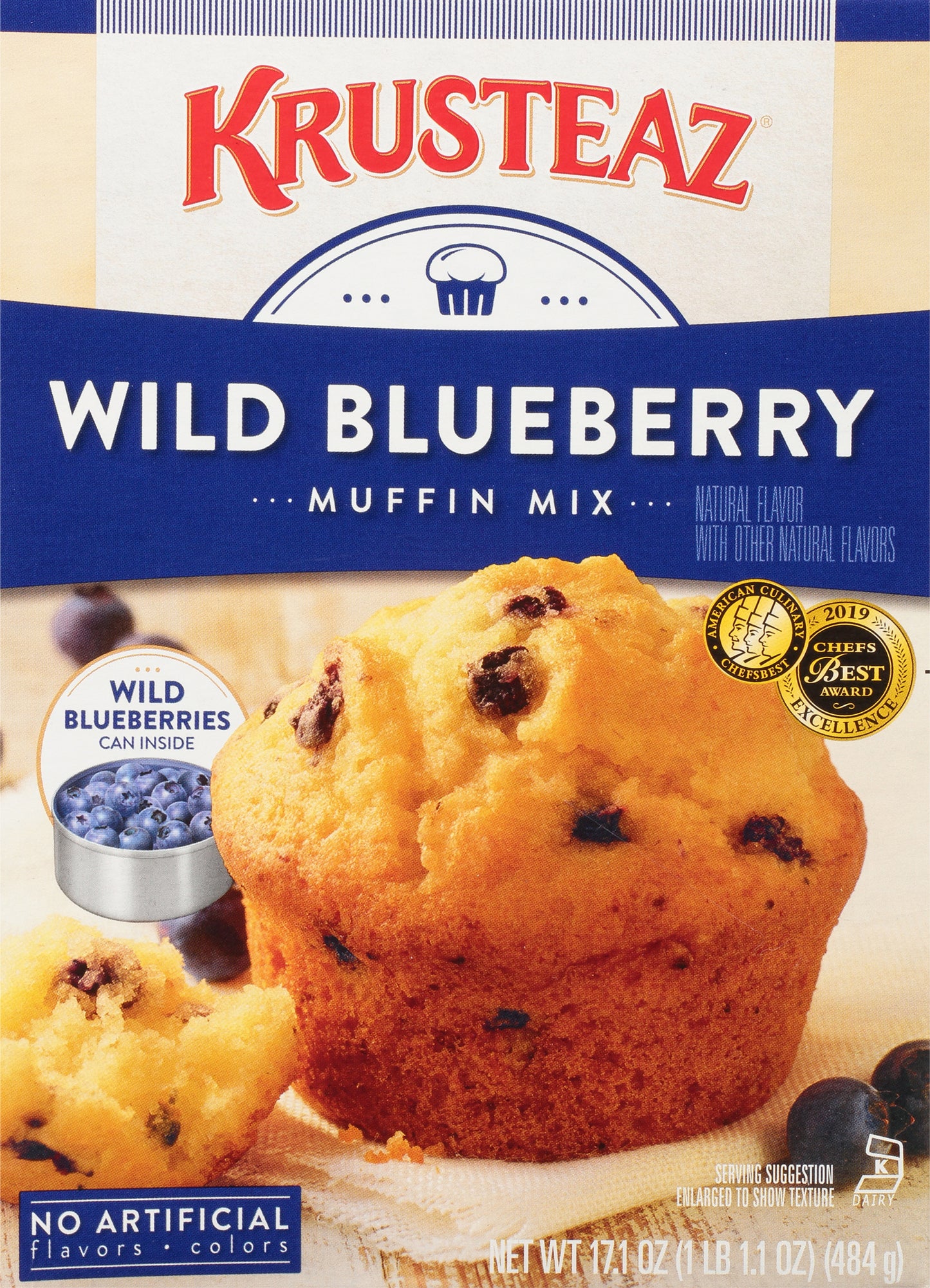 Krusteaz Wild Blueberry Muffin Mix 17.1 oz