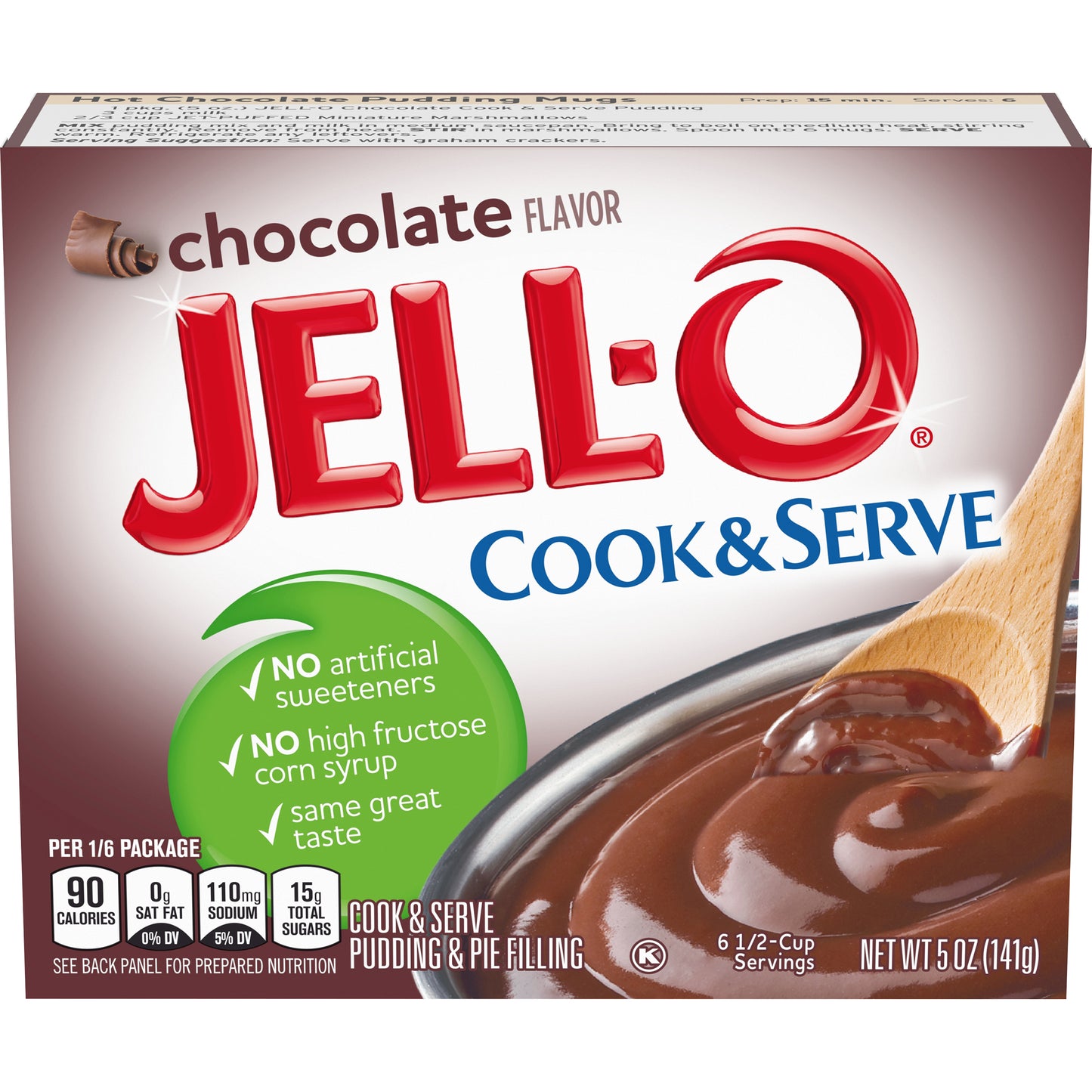 JELL-O 5 OZ PUDDING AND PIE FILLING CHOCOLATE 1 BOX/CARTON EACH