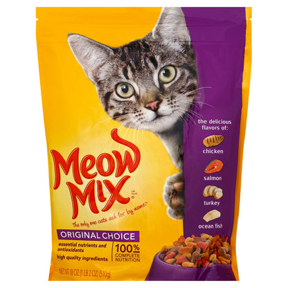 Meow Mix Cat Food 18 oz