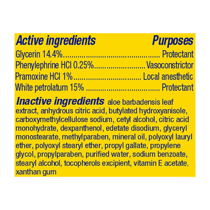 PREPARATION H Hemorrhoid Symptom Treatment Cream, Multi-Symptom Pain Relief with Aloe, Tube (1.8 Oun