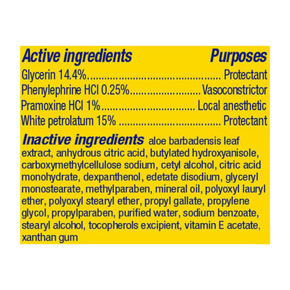 PREPARATION H Hemorrhoid Symptom Treatment Cream, Multi-Symptom Pain Relief with Aloe, Tube (1.8 Oun