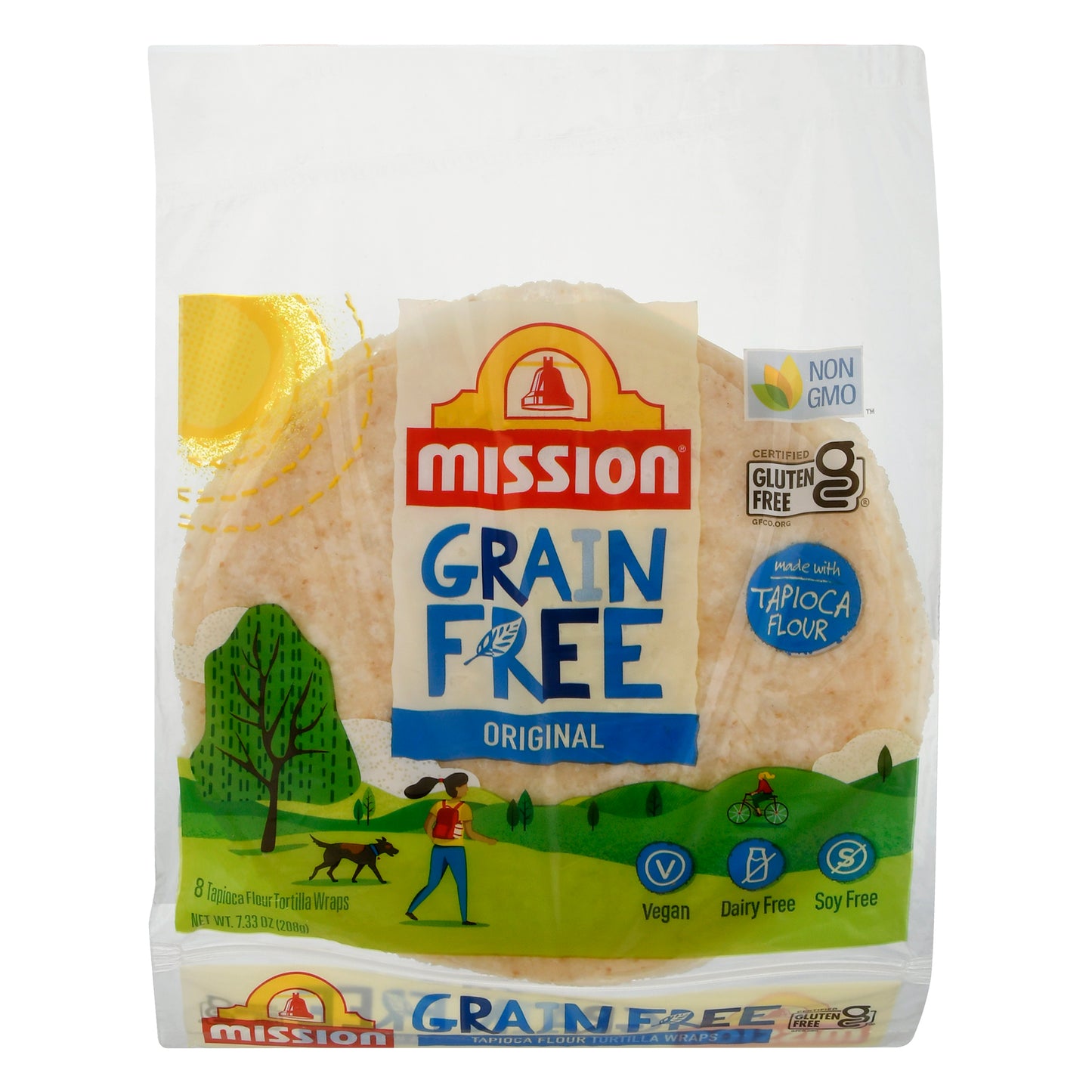Mission Grain Free Tapioca Flour Original Tortilla Wraps 8 ea