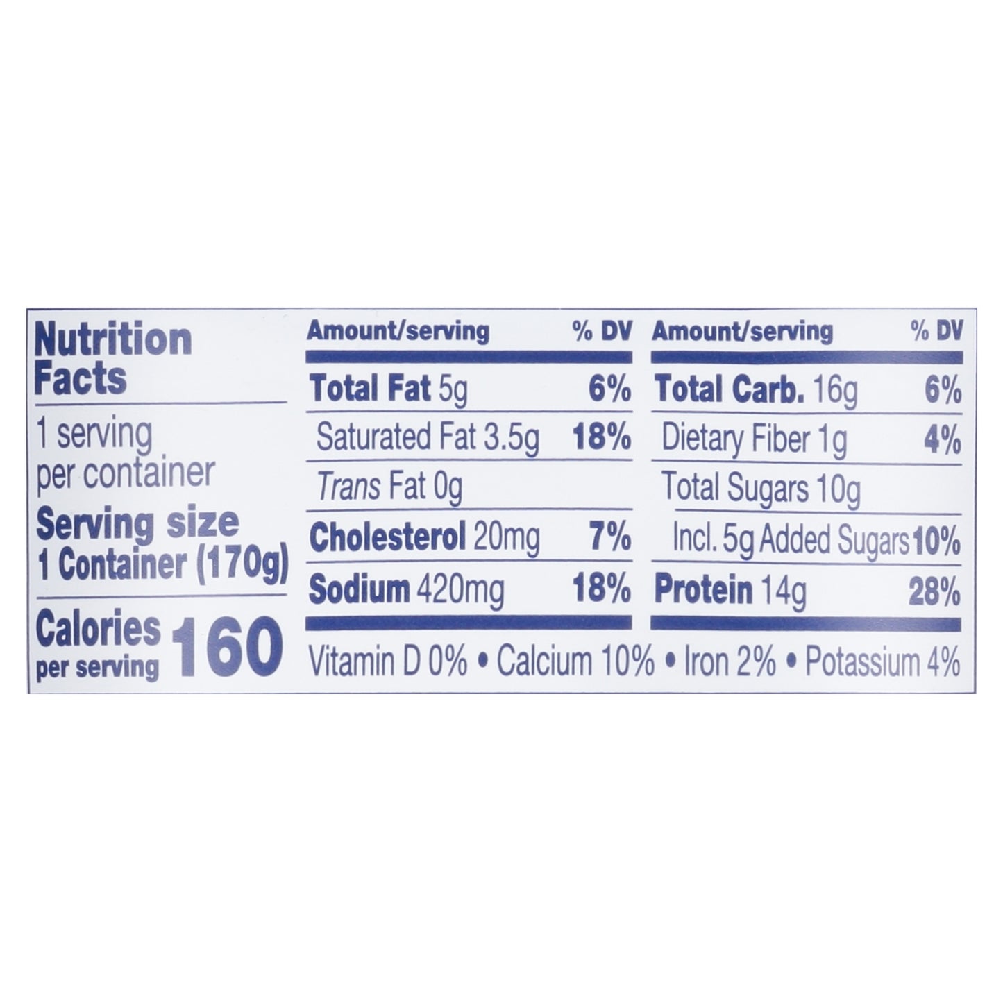 Daisy 4% Milkfat Minimum with Strawberries Cottage Cheese 6 oz