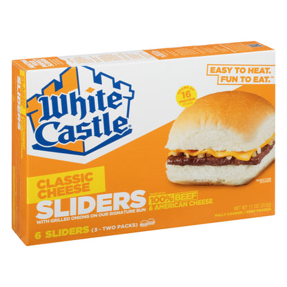 White Castle Classic Cheese Sliders 6 ea
