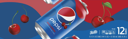 Pepsi Wild Cherry Flavor Cola 12 ea