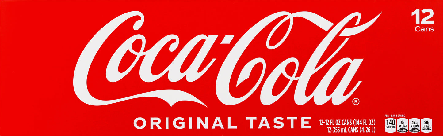 Coca-Cola Fridge Pack Original Taste 12-12 fl oz Cans