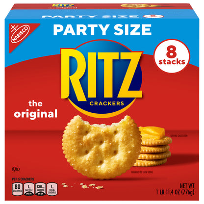 MONDELEZ GLOBAL LLC (SNACKS US) Ritz Crackers Party Size Carton HFS 581263 BE Update 27.4oz English