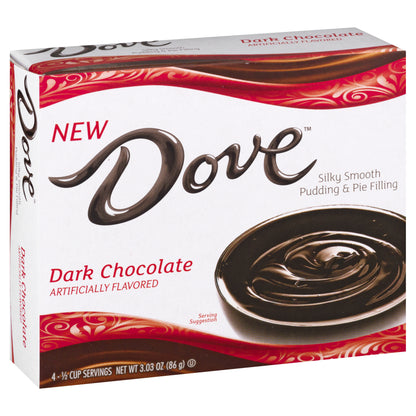 Dove Dark Chocolate Pudding & Pie Filling 3.03 oz