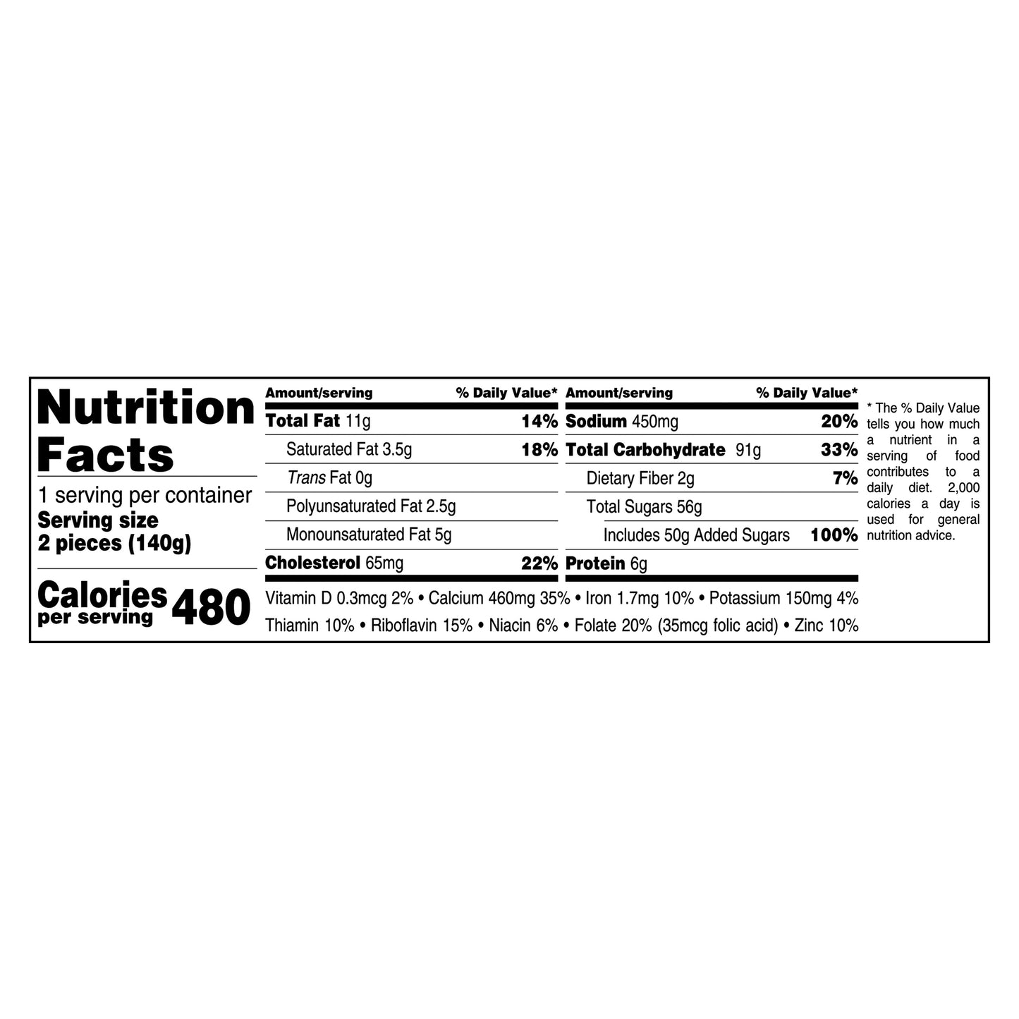 Marinela Napolitano Orange Cake With Raisins 2 Ct 4.94 Oz