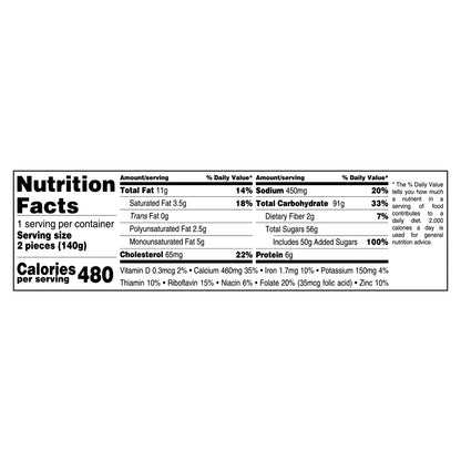 Marinela Napolitano Orange Cake With Raisins 2 Ct 4.94 Oz
