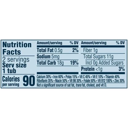 Gerber 2nd Foods Apple Banana with Mixed Cereal Baby Food, 4 oz. Tubs, 2 Count