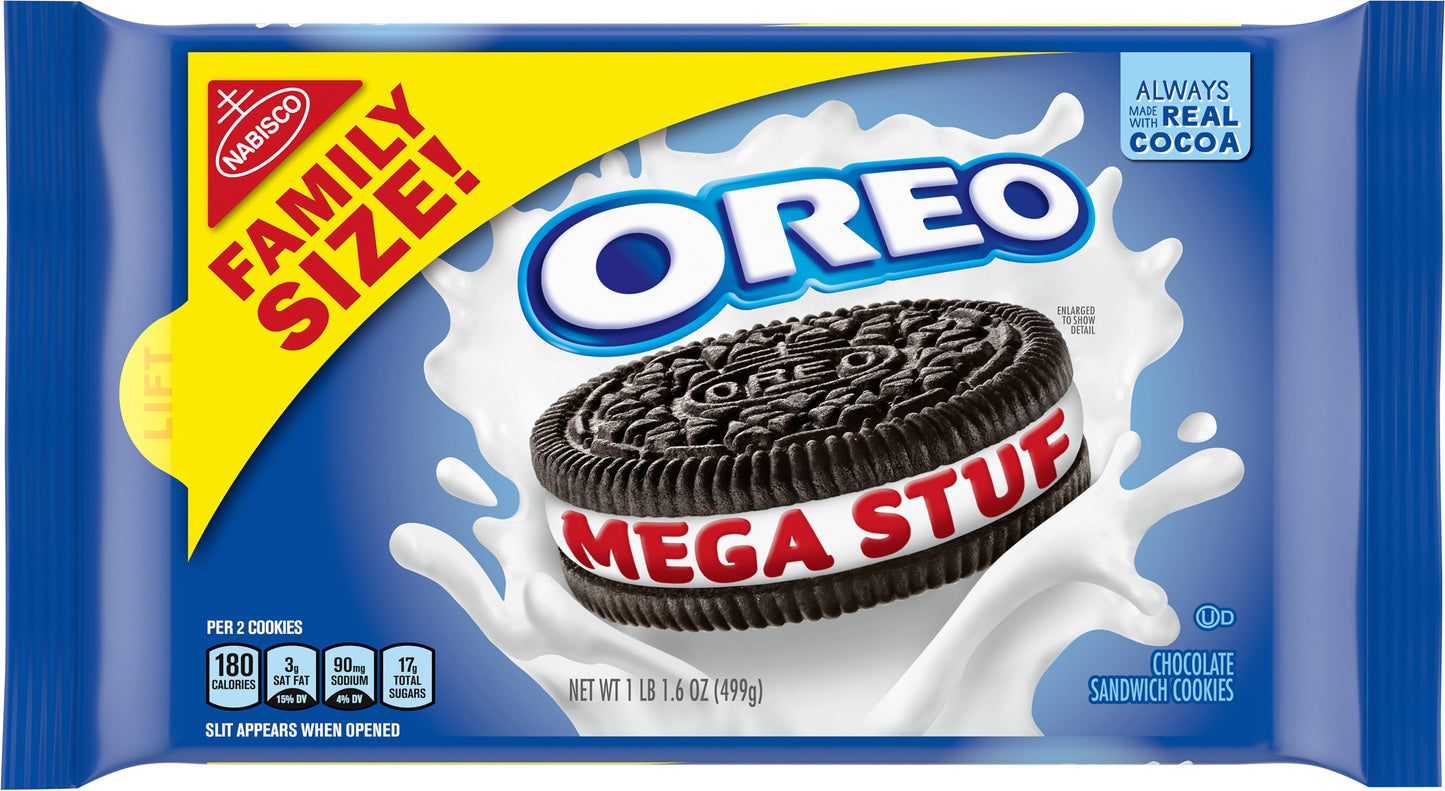 OREO - MEGA STUF - 17.6Z 600102 BE Update 17.6 Oz English