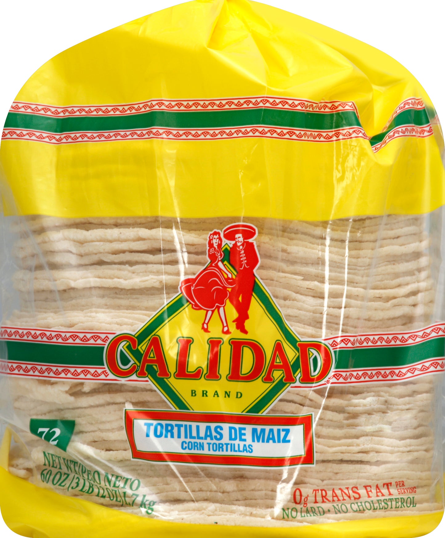 Calidad Tortillas 72 ea